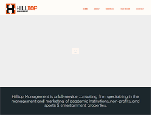 Tablet Screenshot of hilltopman.com